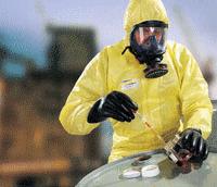 化学物质防护服 ​化学防护服 阻隔化学物质化学防护服 