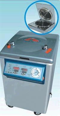不锈钢立式电热压力蒸汽灭菌器  智能电热压力蒸汽灭菌器  
