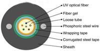 标准中心管式光缆 抗紫外线辐射管式光缆  耐环境应力开裂管式光