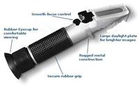 尿比重计医用手持式折光仪血清蛋白尿比重医用折光仪 尿液折射率测定仪血清中蛋白质尿比重检测仪